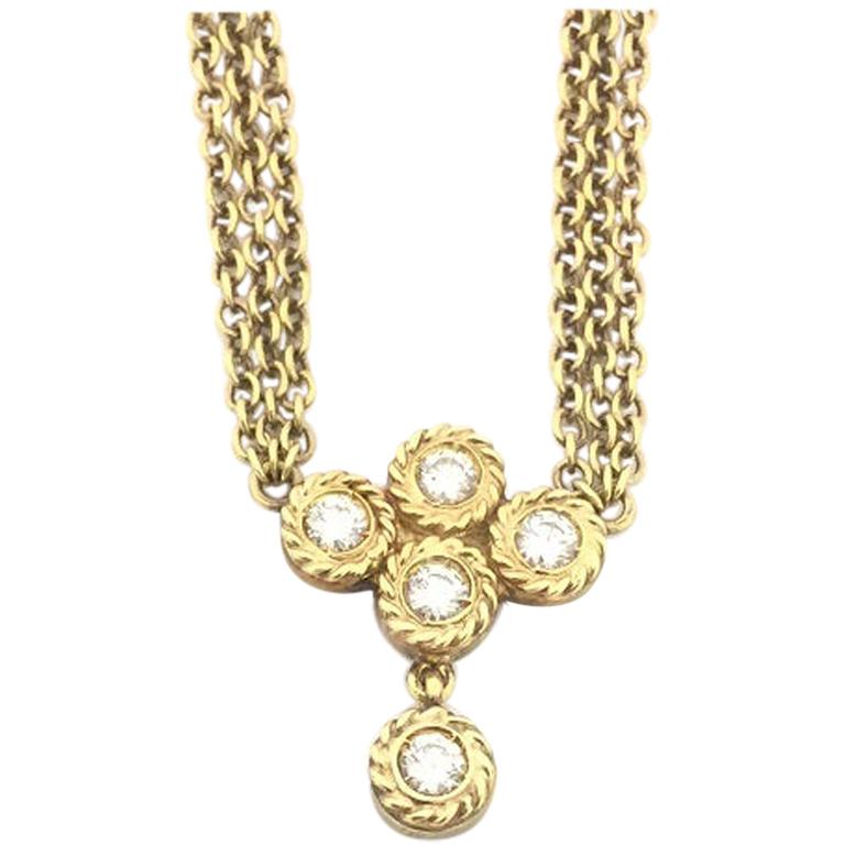 Doris Panos Ladies Diamond Necklace NC659 For Sale at 1stDibs