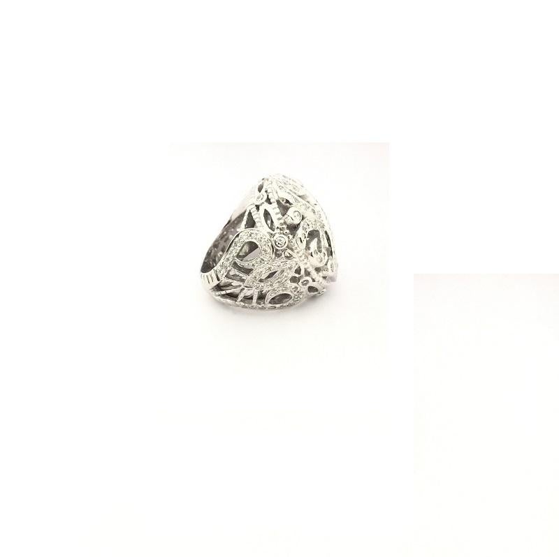Doris Panos Diamond Ring in 18k White Gold 
Diamonds 1.85 carat total weight 
Ring Size 6
R845WG