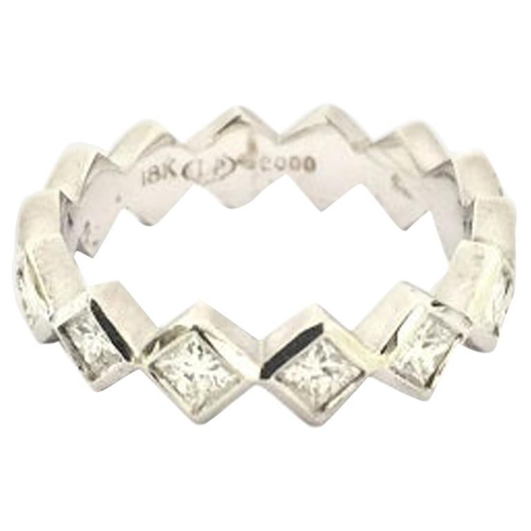 Doris Panos Princess Cut Ladies Diamond Band R786WG