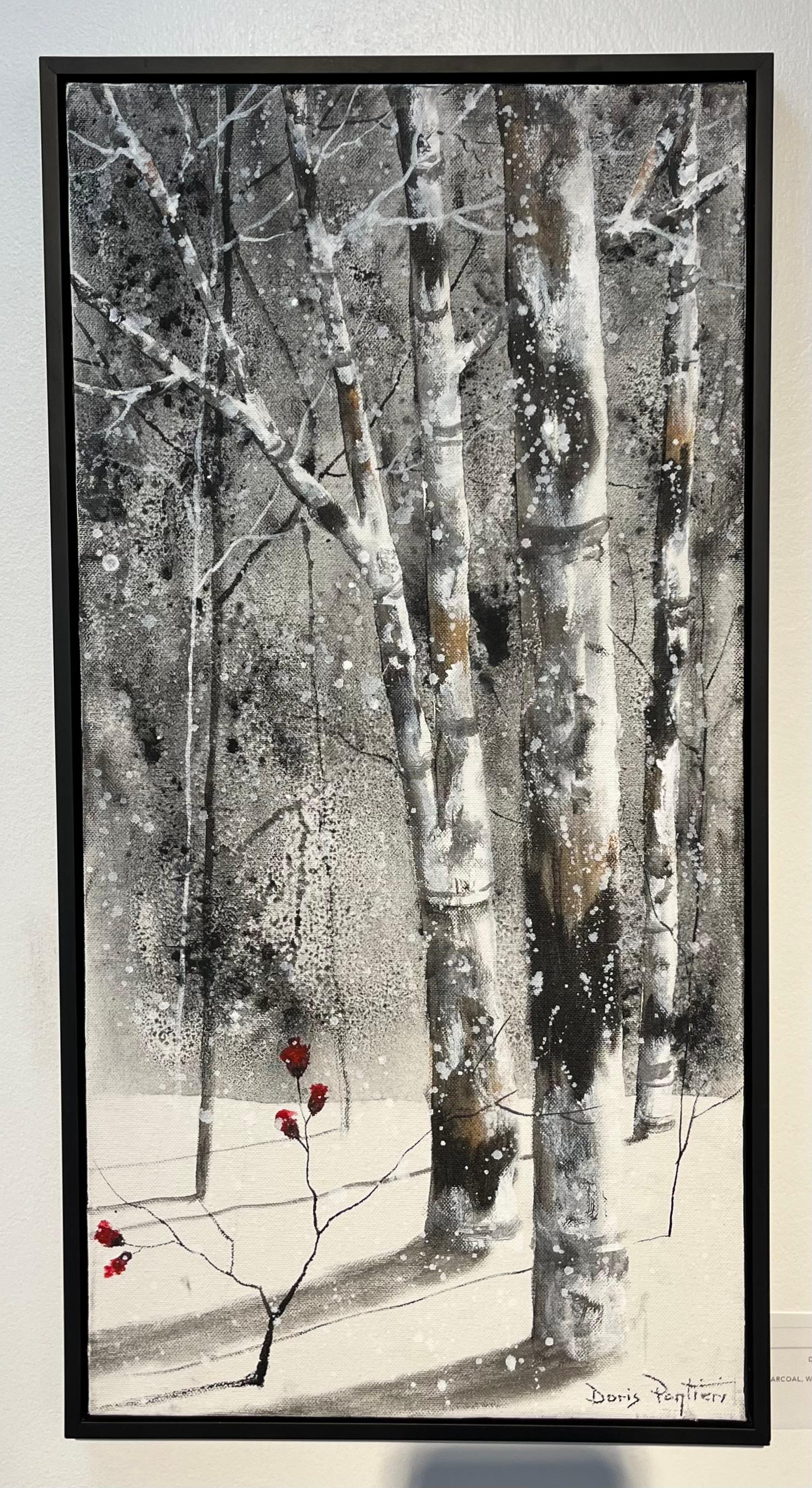 Birches - Mixed Media Art by Doris Pontieri