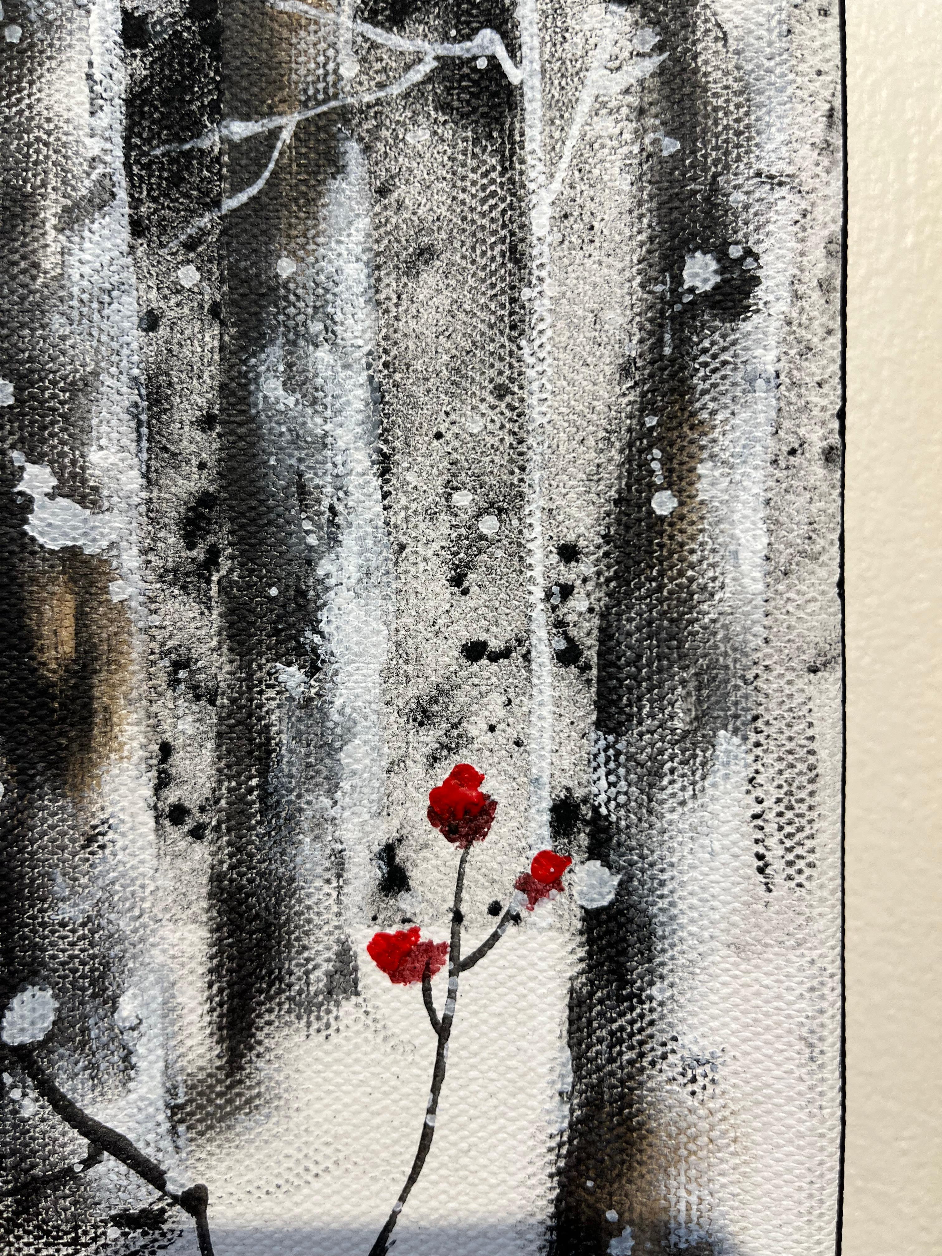 Birch Trees in Winter For Sale 1