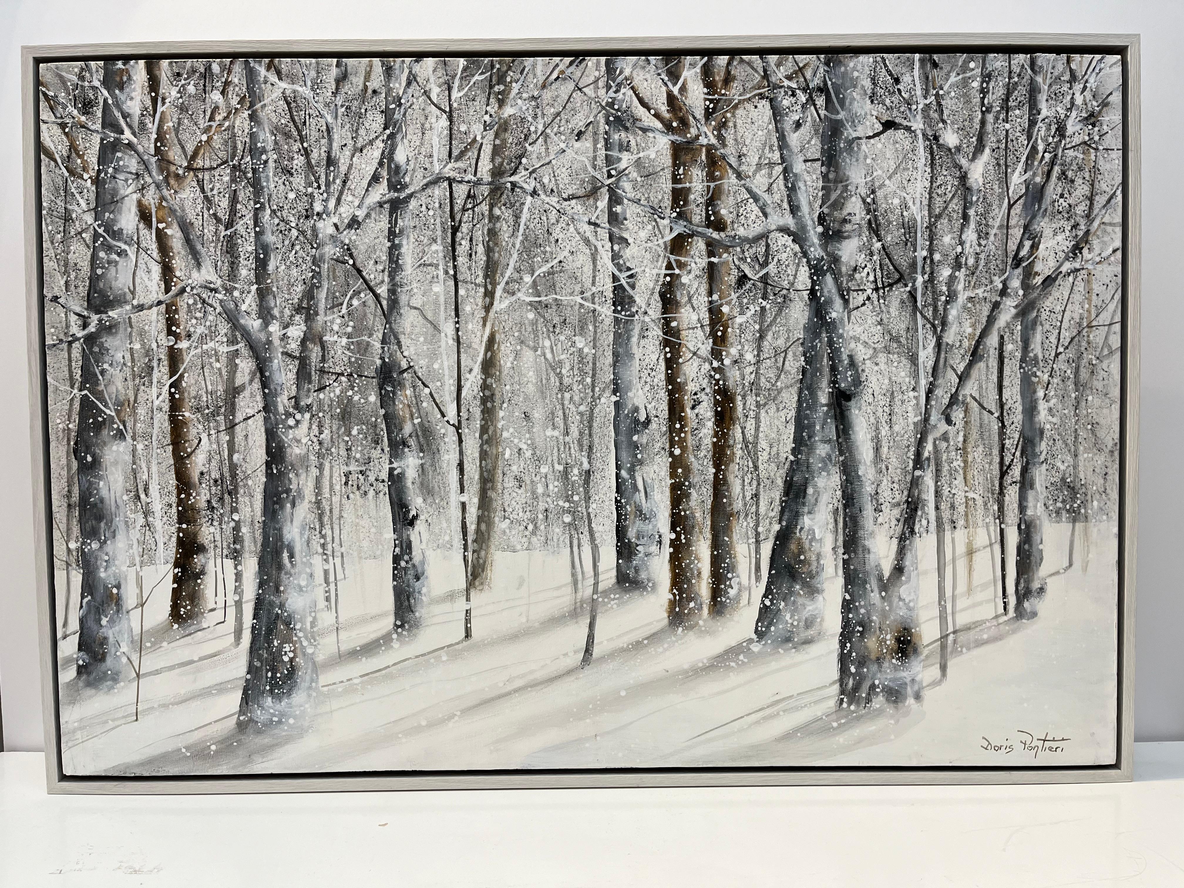 Oak tra le betulle - Painting di Doris Pontieri