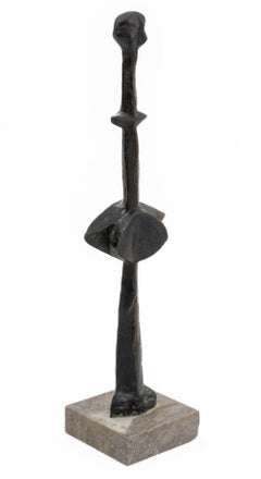 Doris Rucker "Magische Figur" Bronze Sculpture