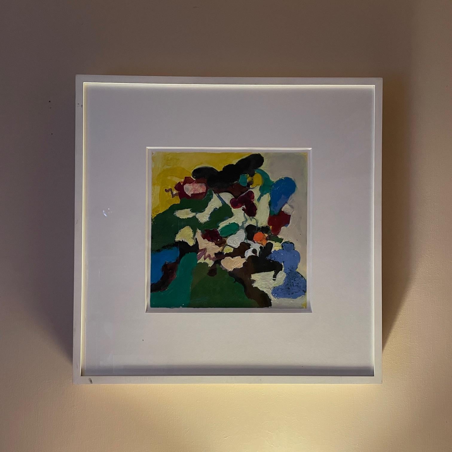 Doris Staffel (American, 1921-2013) Twilight Language Oil Painting Rothko Pupil For Sale 9