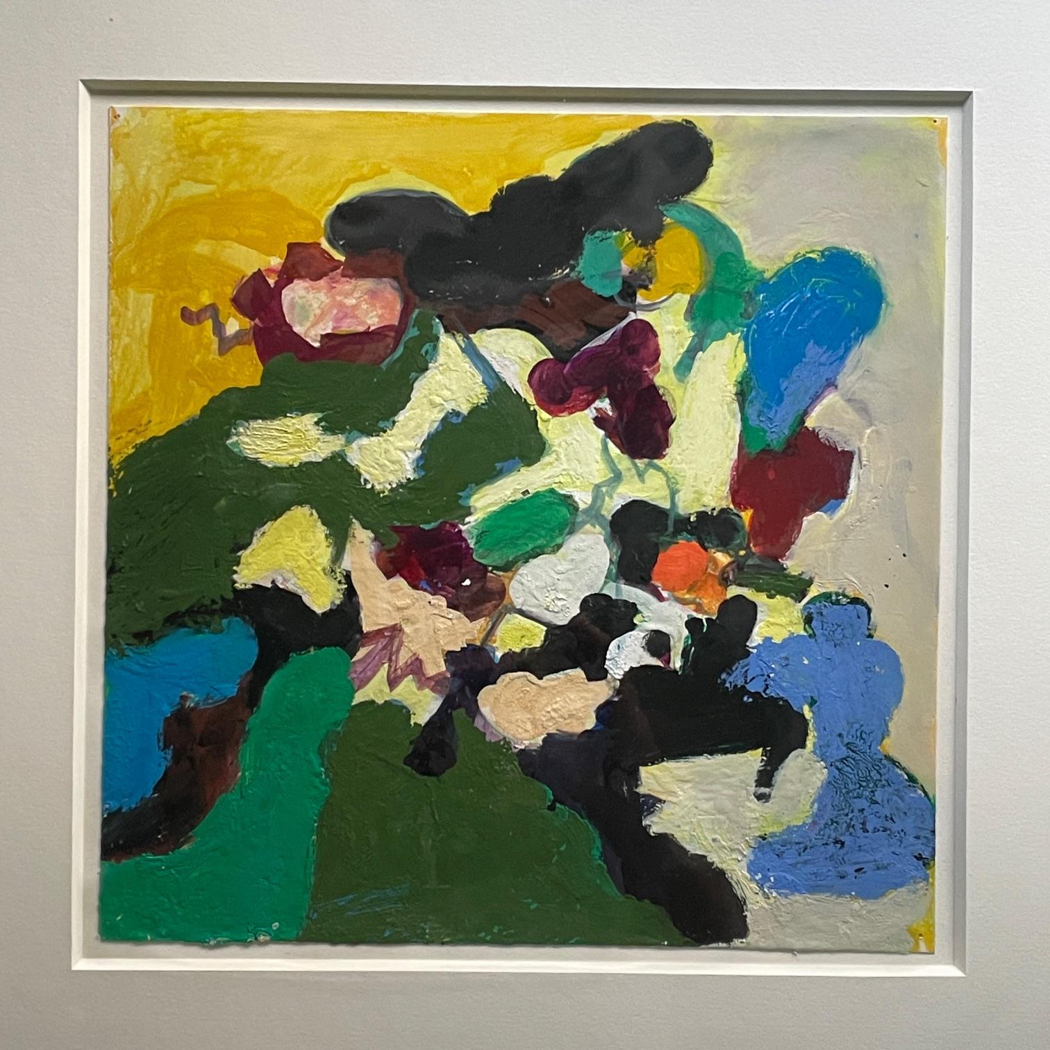 Modern Doris Staffel (American, 1921-2013) Twilight Language Oil Painting Rothko Pupil For Sale
