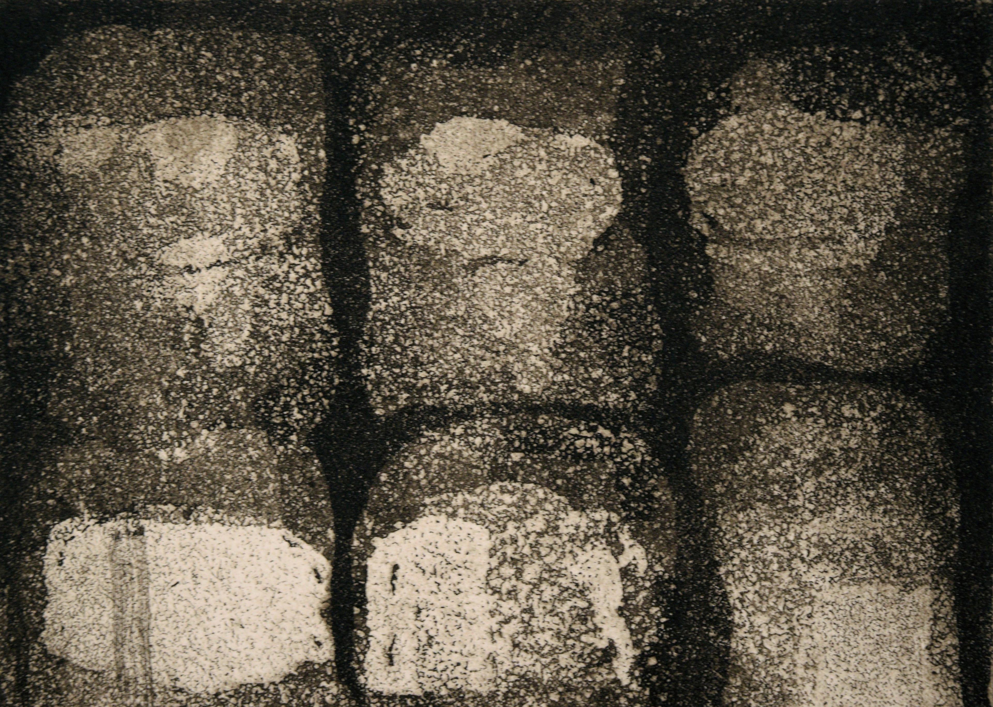 „Sum of the Parts“ – Abstrakte Radierung mit Tinte auf Papier (#3/20) (Abstrakter Impressionismus), Print, von Doris Warner