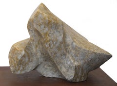 Torso #103 Alabaster Sculpture by Doris Ann Warner