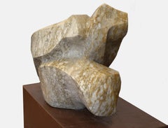 Torso #103 Alabaster Sculpture by Doris Ann Warner