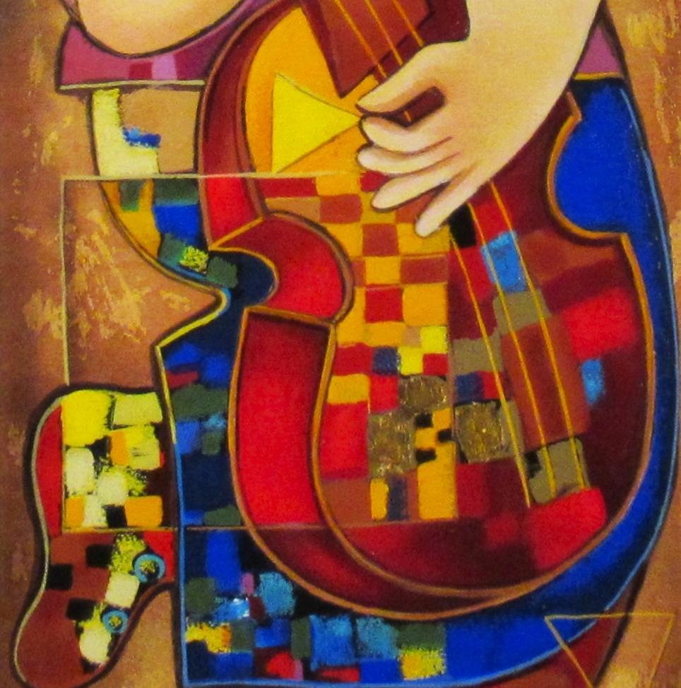 The Dances - Romantic Mixed Media Art by Dorit Levi