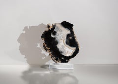 "Agate 1025" Agate debout Sculpture organique moderne