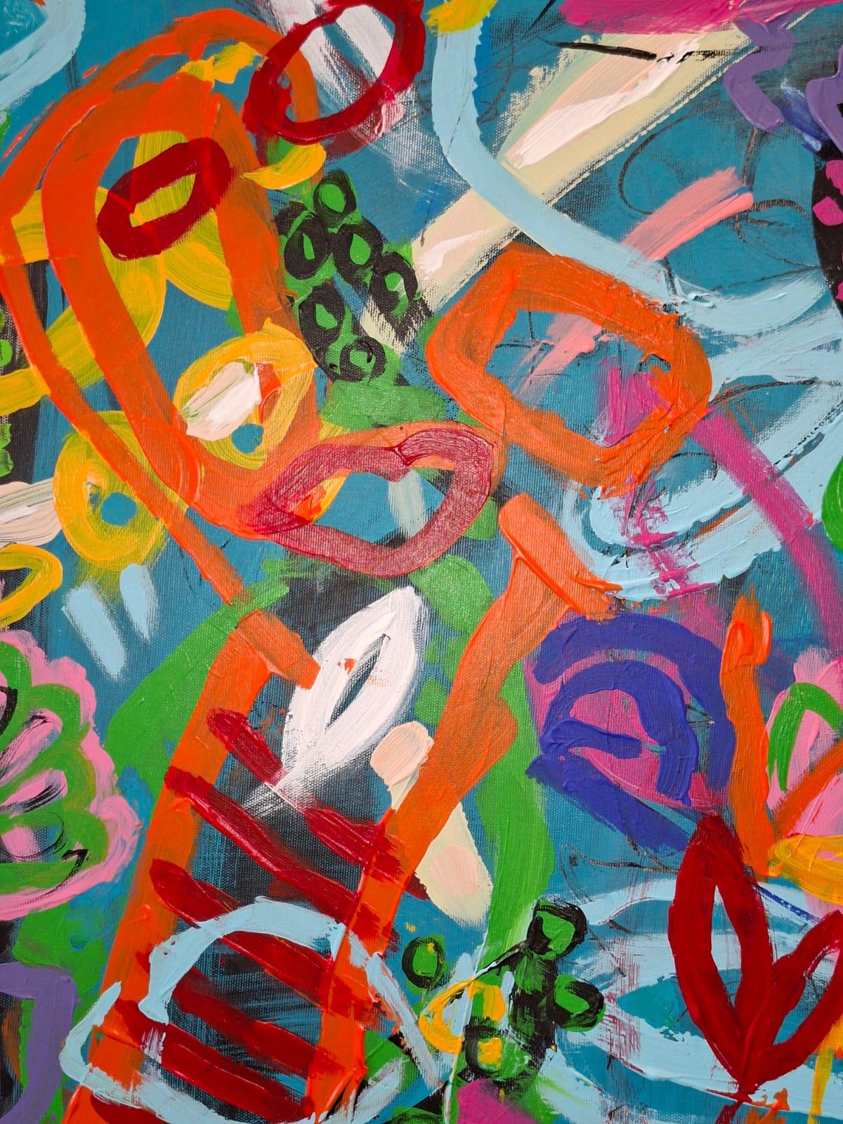 Naive Gaze dient als Tor zu einer inneren Welt, die sowohl unschuldig als auch bezaubernd ist - ein Raum, in dem die Vorstellungskraft eine neue, traumhafte Realität schafft. Durch leuchtende Farben und ein sorgfältig inszeniertes Gefühl von Chaos