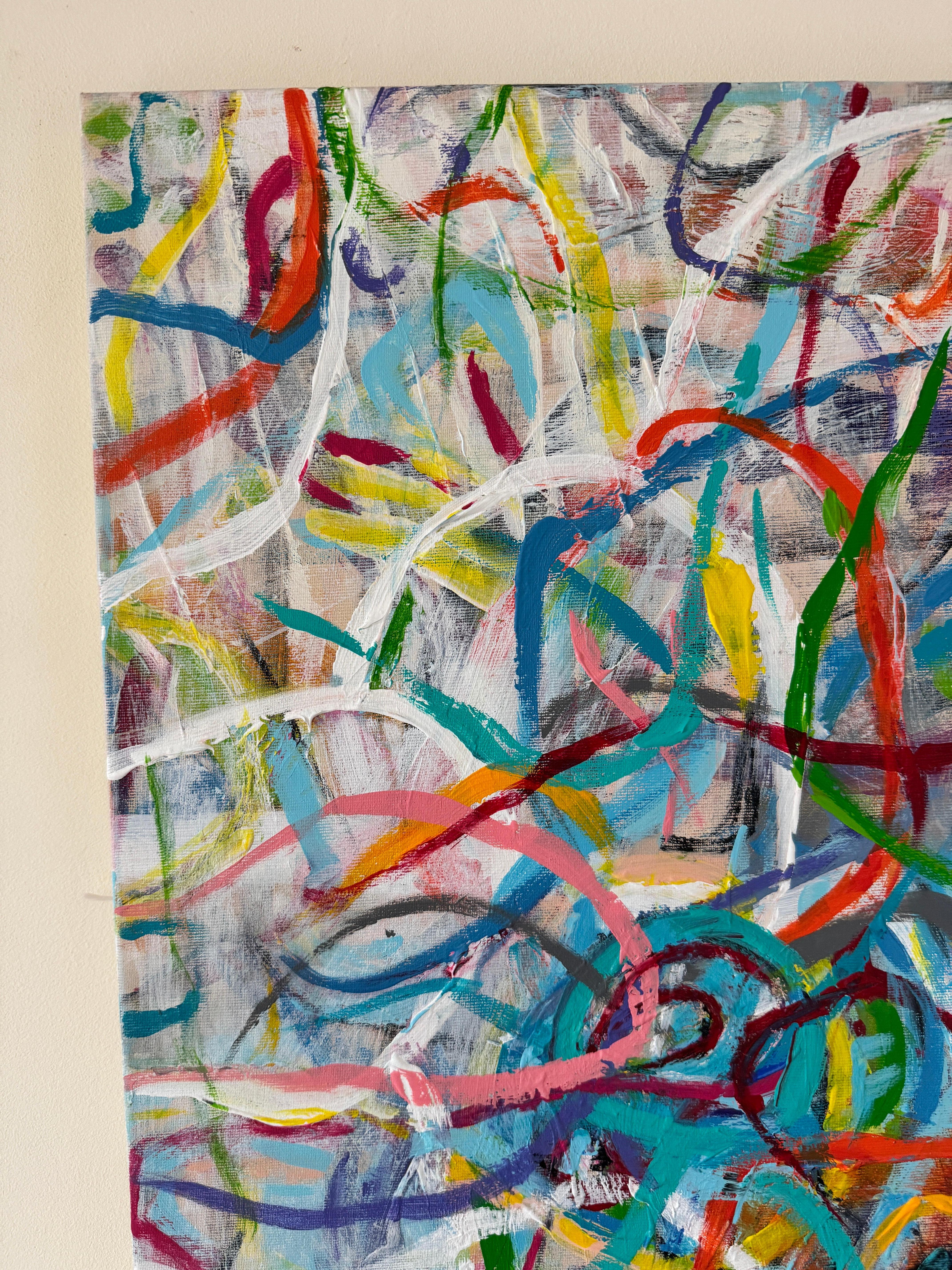 Tangle - abstract painting For Sale 1