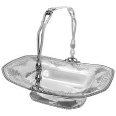 D'Orleans or Louis XIV Sterling Silver Basket, Patented by Towle Silversmith