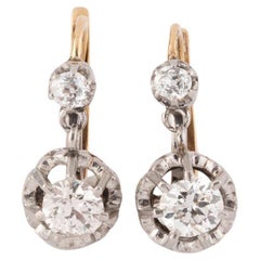 19th Century Lever-Back Earrings