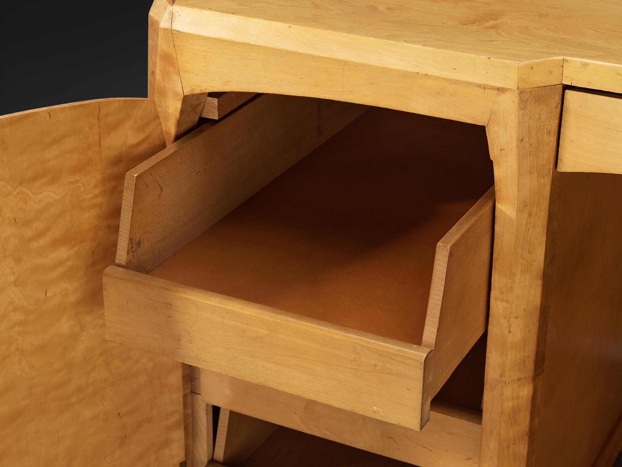 Dornach School Anthroposophical Desk in Birch, circa 1930 For Sale 5