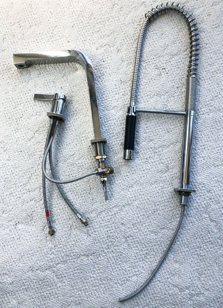 Dornbracht Germany ThreeHole Faucet and Prep Sprayer Set, Chrome