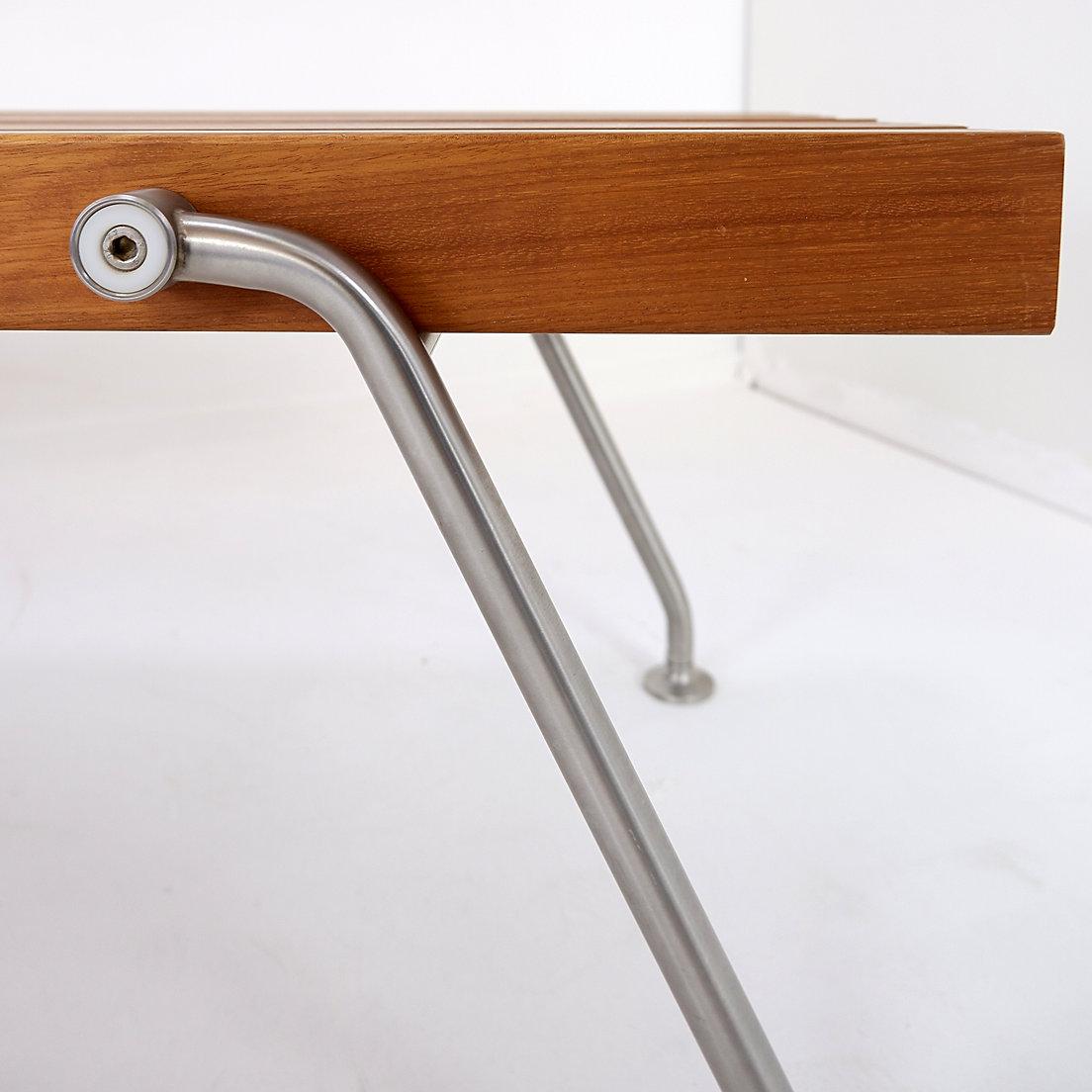 Metal Dornbracht interior wooden slatted bench - Belgium