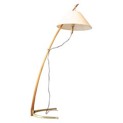 Dornstab Floor Lamp by J.T. Kalmar & A. Pöll for Kalmar, 1950