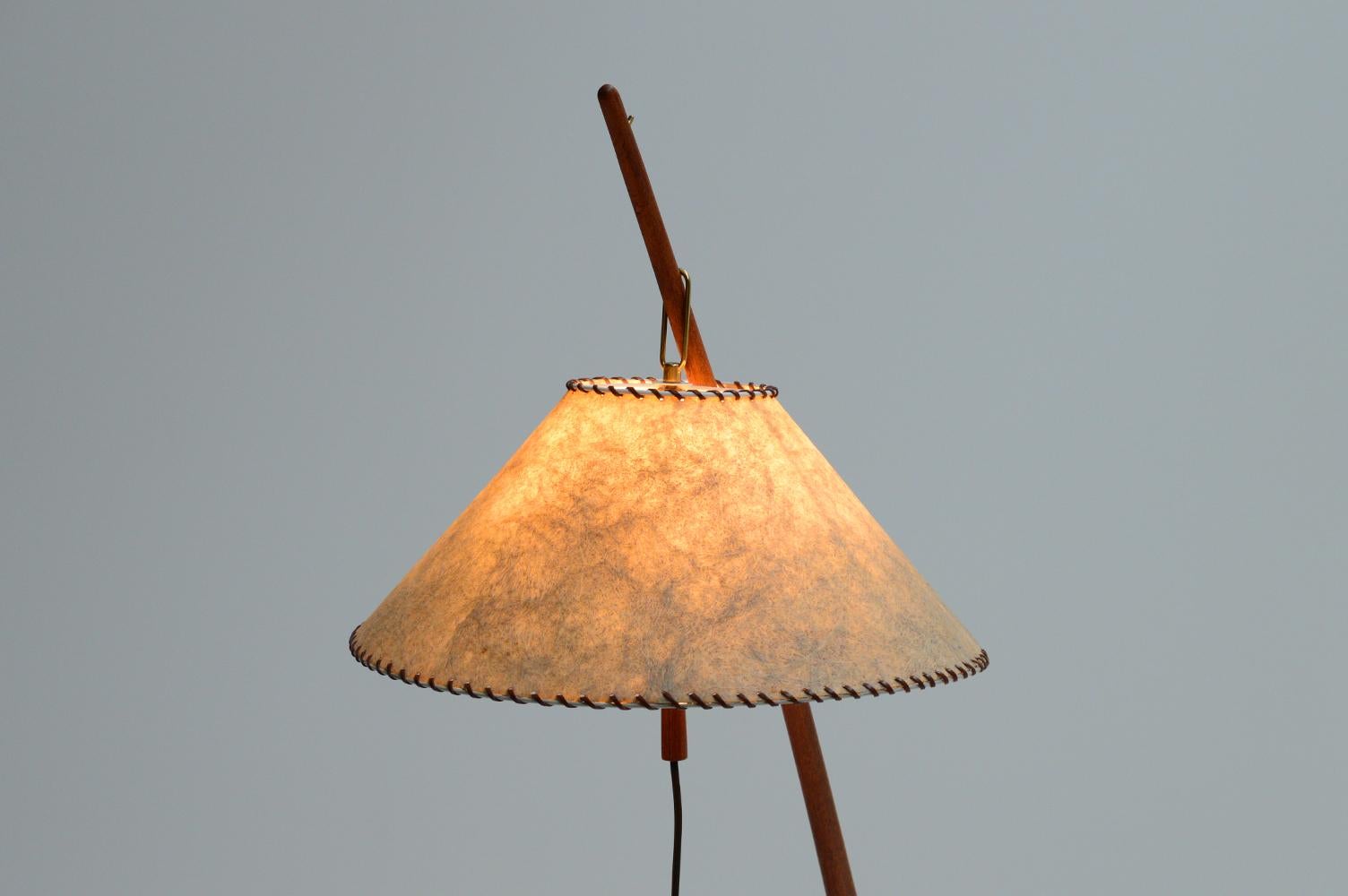 20th Century Dornstab floor lamp by J.T. Kalmar and A. Pöll for Kalmar Werkstätten, 1940s Aus