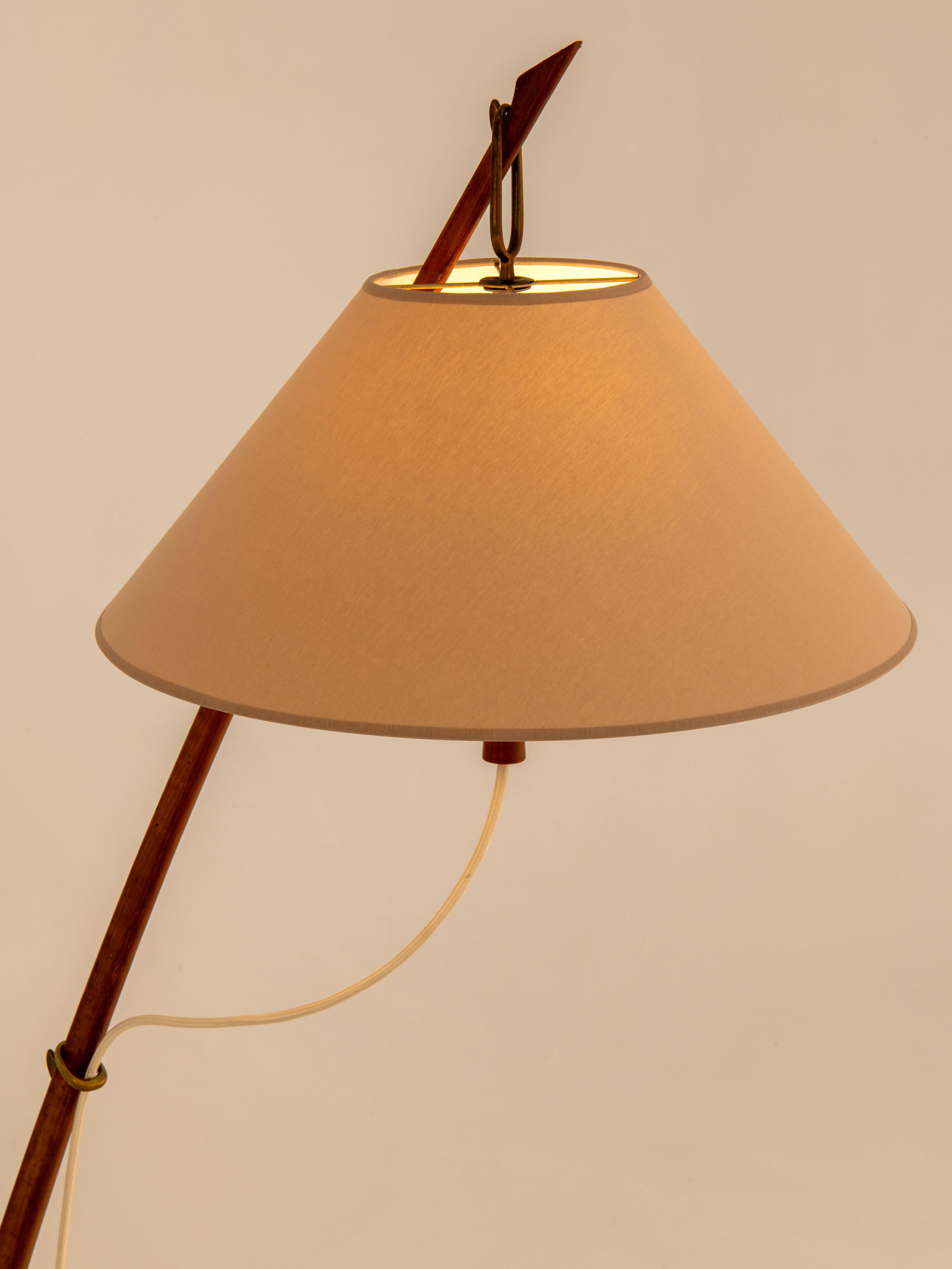 Austrian Dornstab Floor Lamp - Model 2076 - J.T. Kalmar & A. Pöll