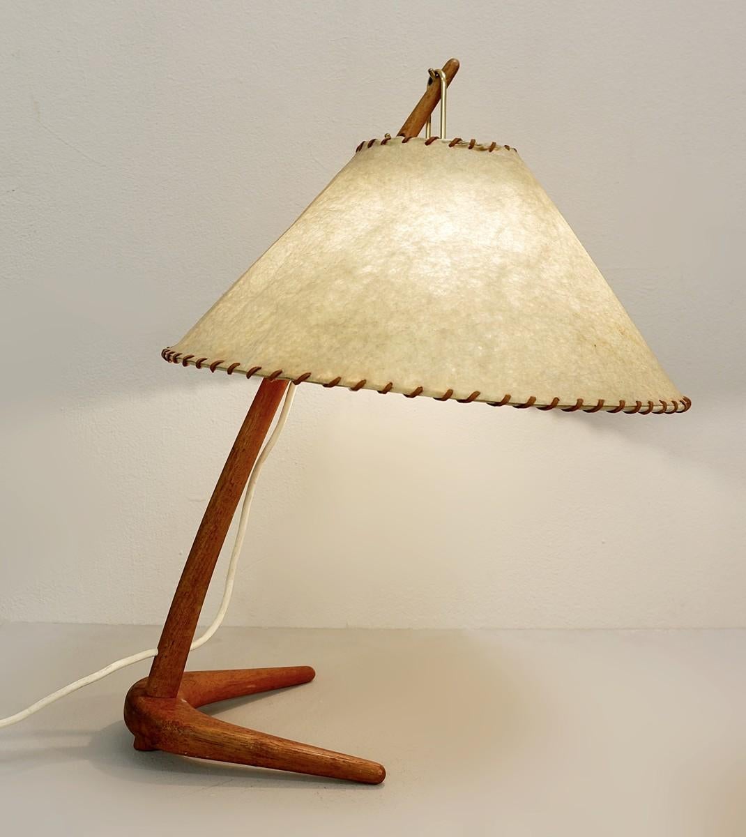 'Dornstab' Table Lamps by J.T. Kalmar for Kalmar Werkstatten, a Pair Available 3