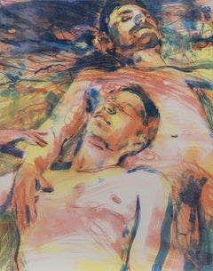 Brice y Robert, Pintura Figurativa Contemporánea Queer Print