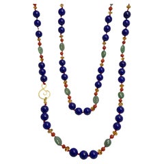 DOROTA LASAK 22k gold beaded necklace