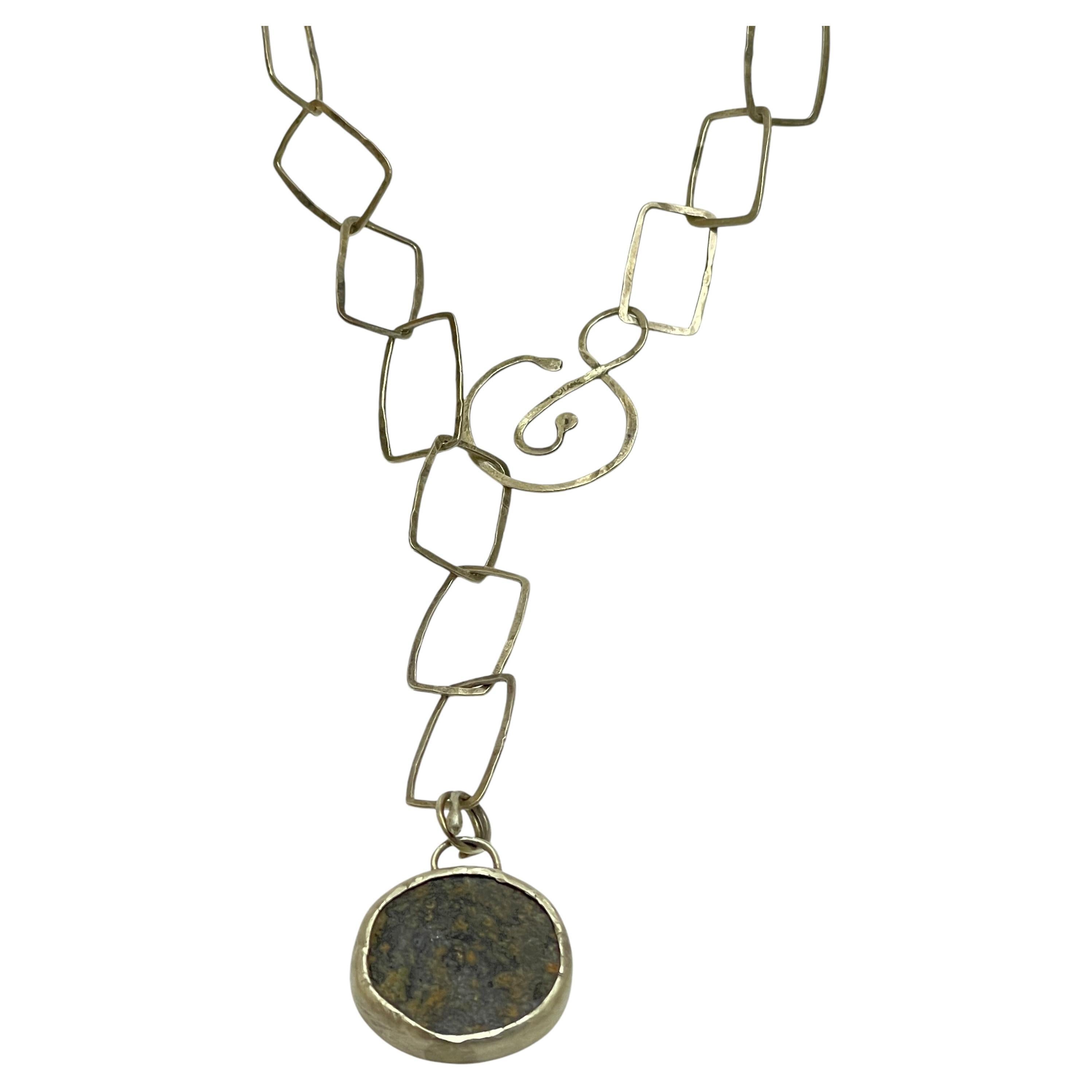 DOROTA LASAK sterling silver ancient coin necklace