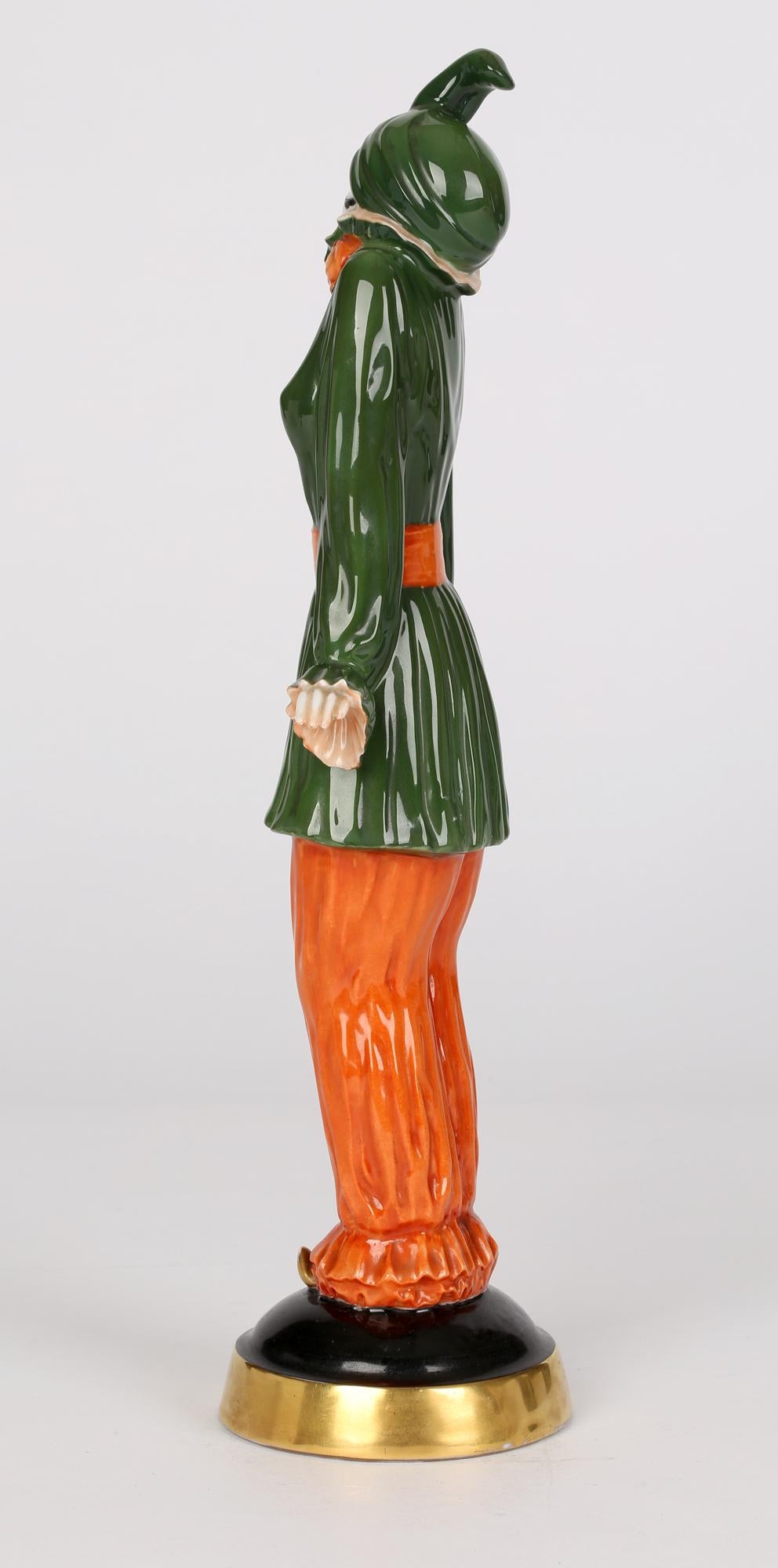 Dorothea Charol Rosenthal Art Deco Pierrette Porcelain Figurine in vendita 4