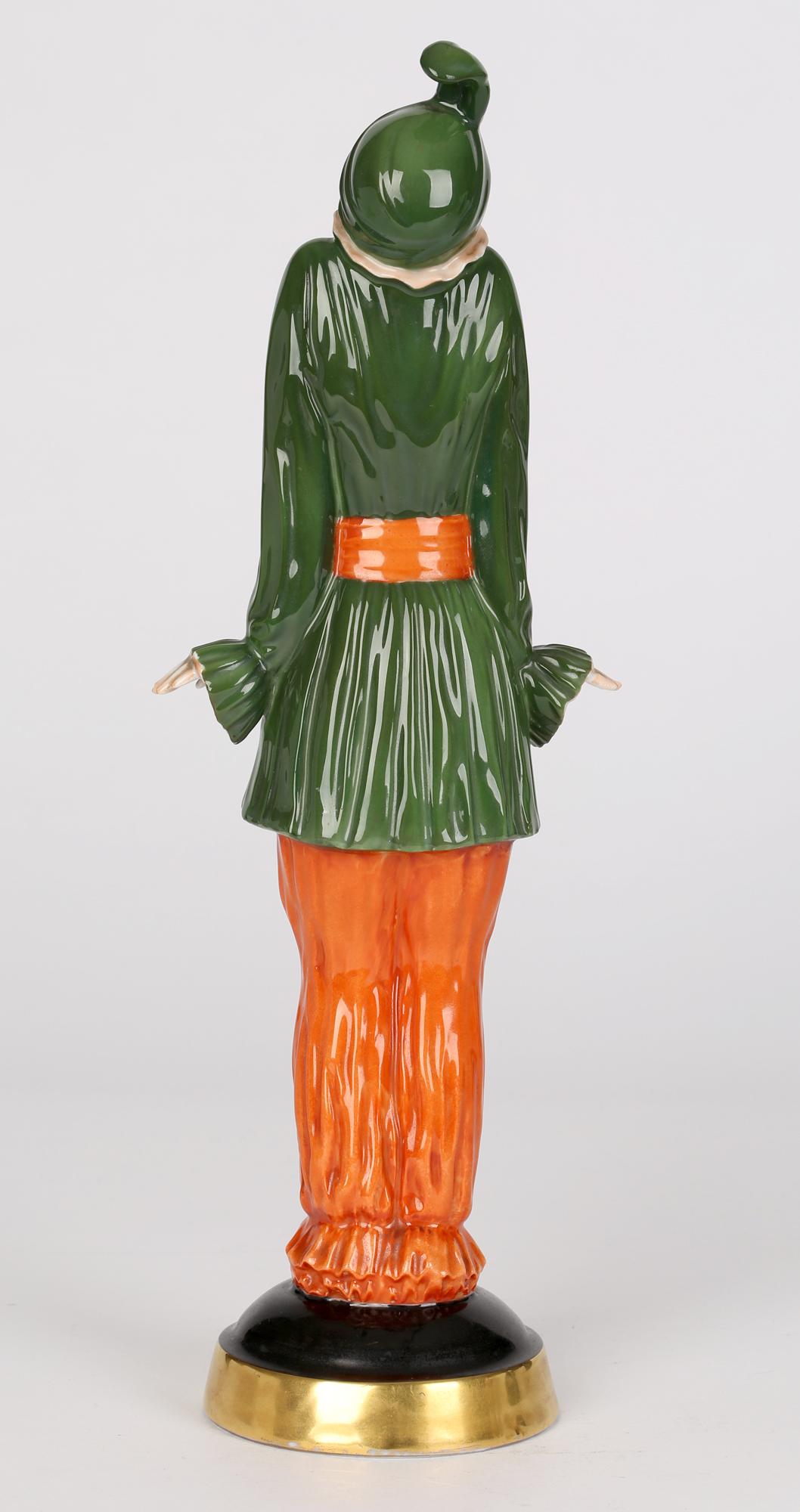 Porcellana Dorothea Charol Rosenthal Art Deco Pierrette Porcelain Figurine in vendita