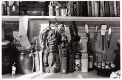 Vintage Still Life With Books And Utensils