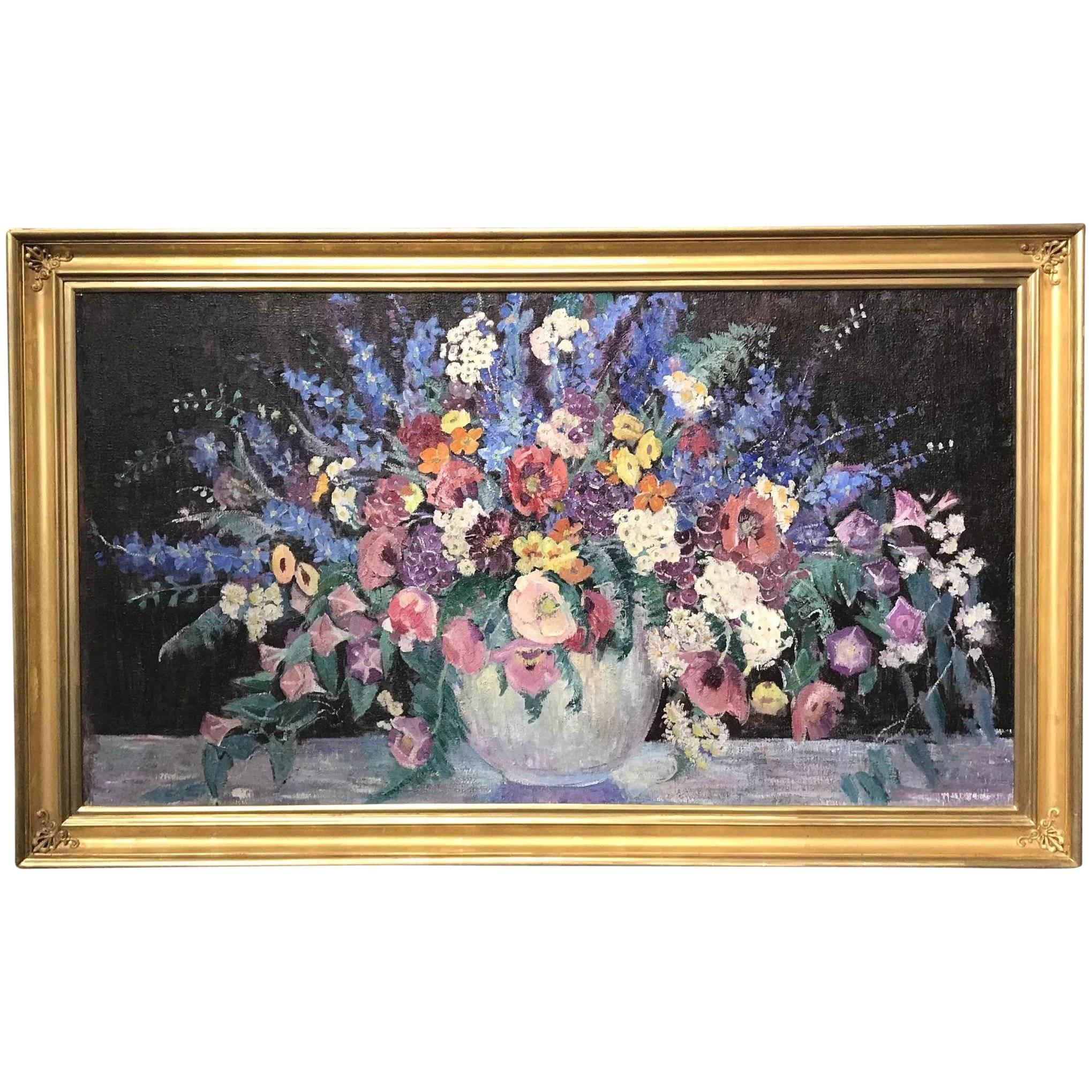 Dorothea Litzinger Still-Life Painting - Still Life With Flowers