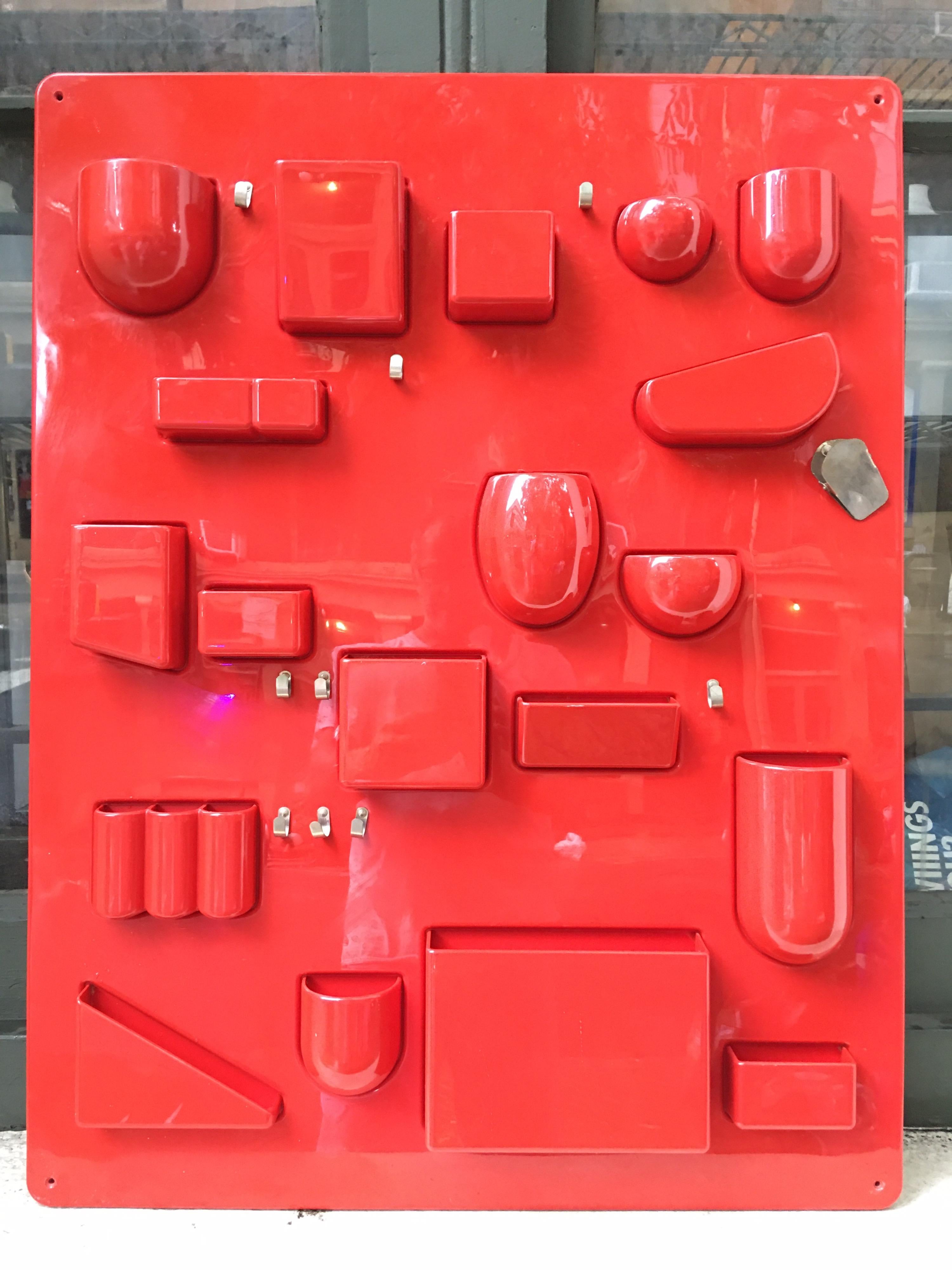 Plastic Dorothea Mauer-Becker Wall-All Wall in Red
