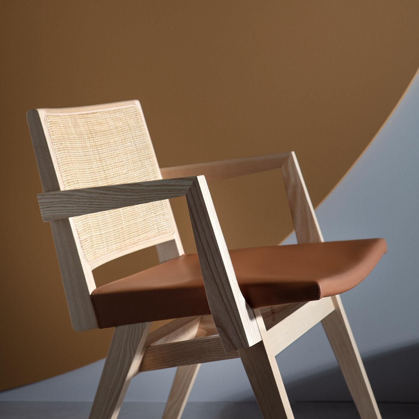 Dorothea/P Beige Chair by Balutto Associati In New Condition For Sale In Milan, IT