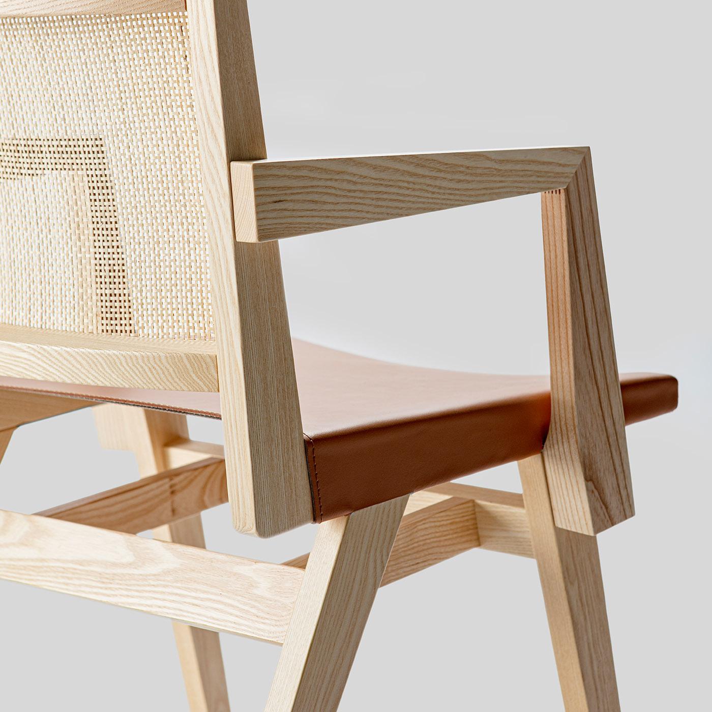 Dorothea/P Beige Chair by Balutto Associati For Sale 1