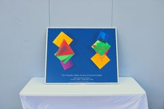 Dorothea Rockburne Mozart and Mozart Upside Down and Backwards Serigraph Artwork