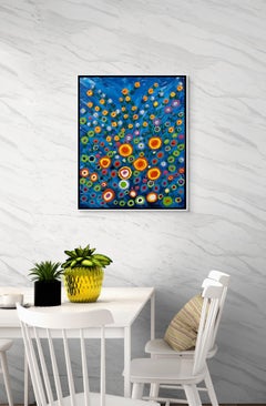 Beach Time Celebration, Original Expressionist Painting