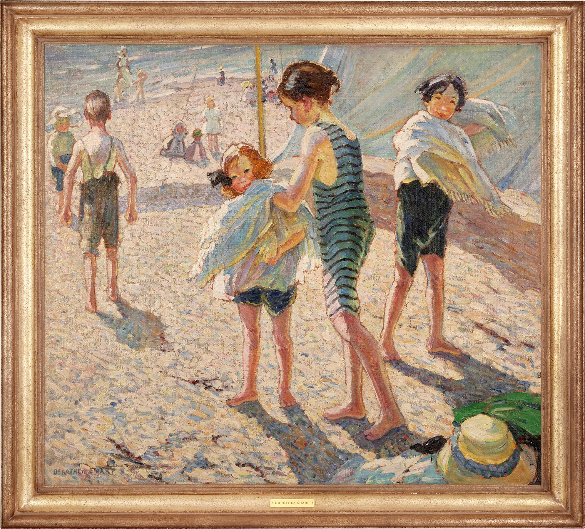 A Day On The Beach By Dorothea Sharp For Sale 1