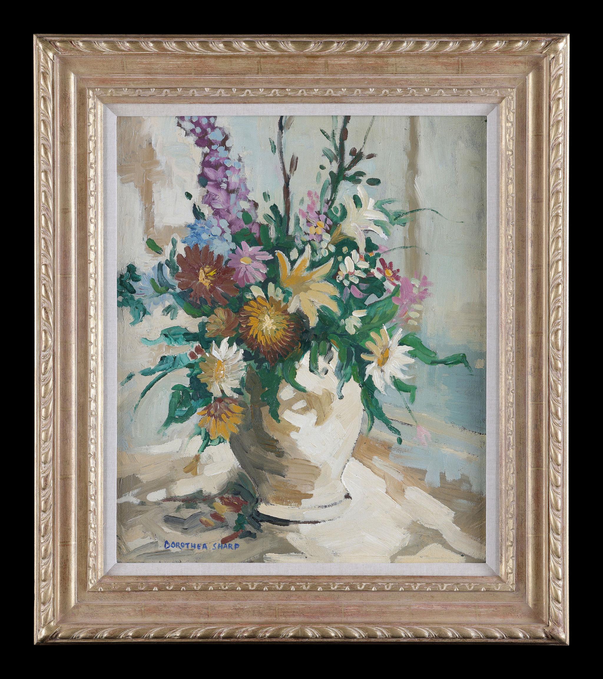 Dorothea Sharp Interior Painting - A Still Life of Flowers