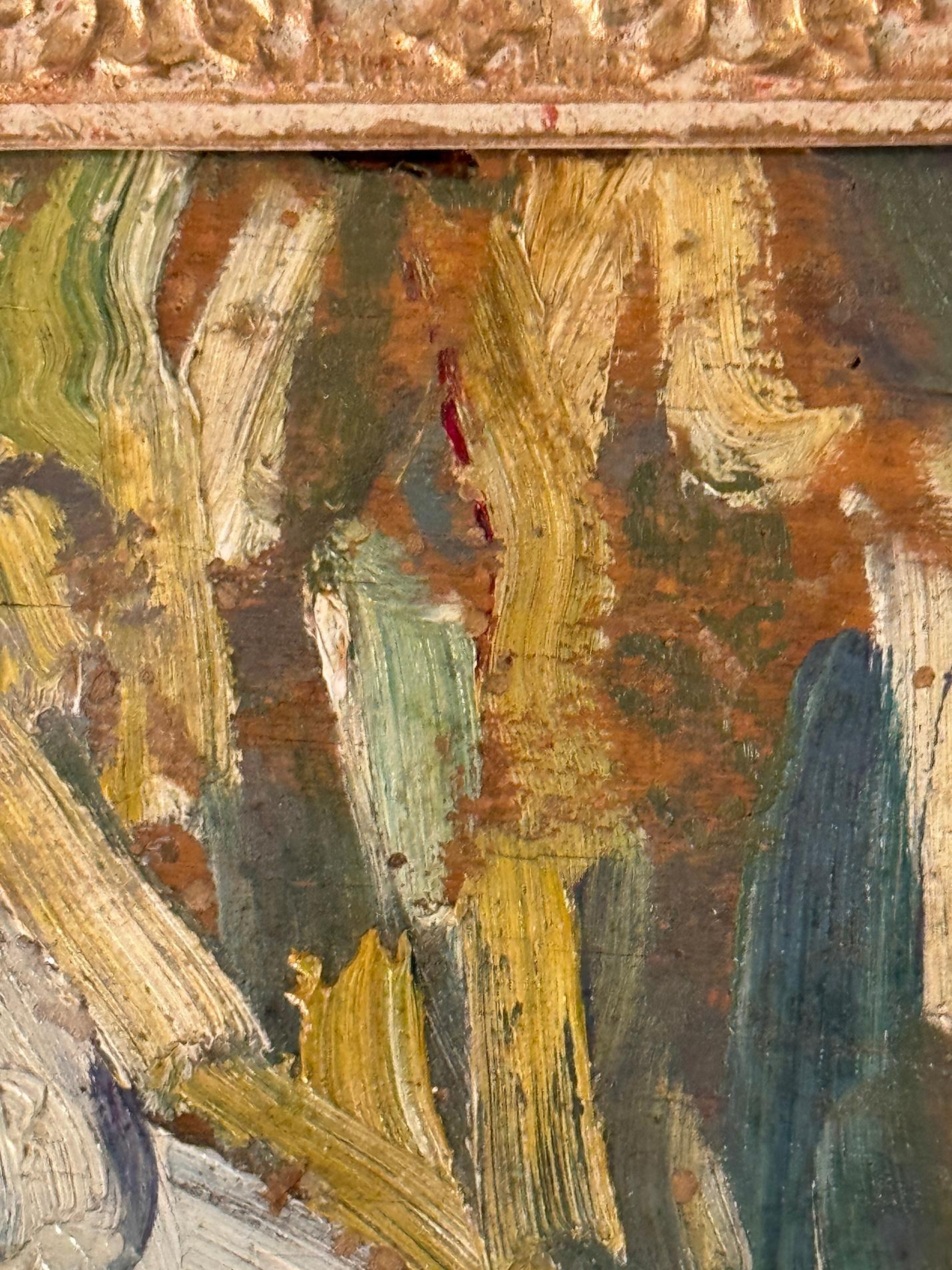 Early 20th century Modern British Impressionist portrait of a mother and child For Sale 9