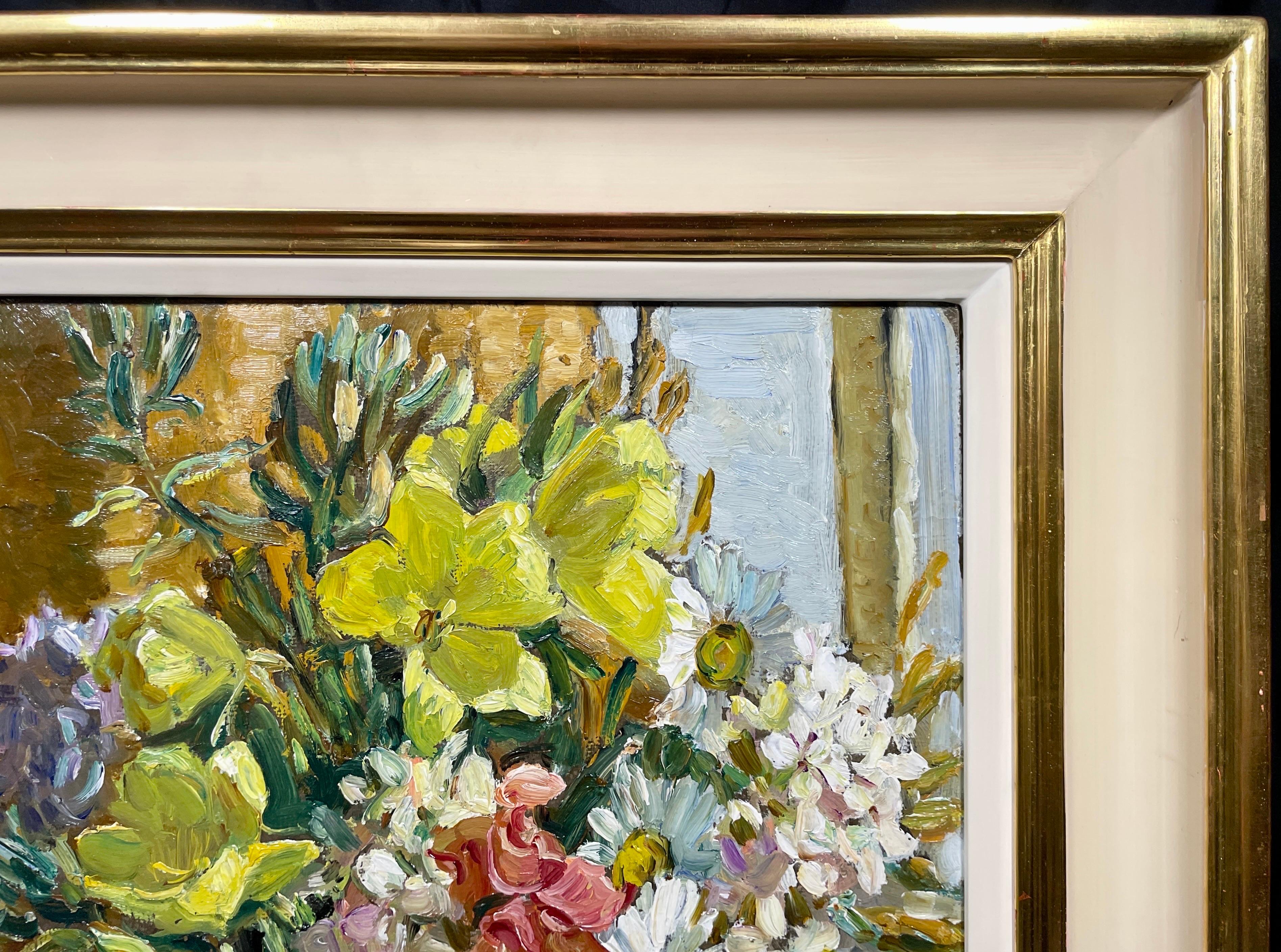 Morning Light, Cornwall - Beige Figurative Painting by Dorothea Sharp