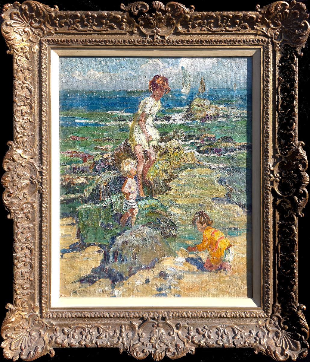Playing Amongst the Rocks, St Ives