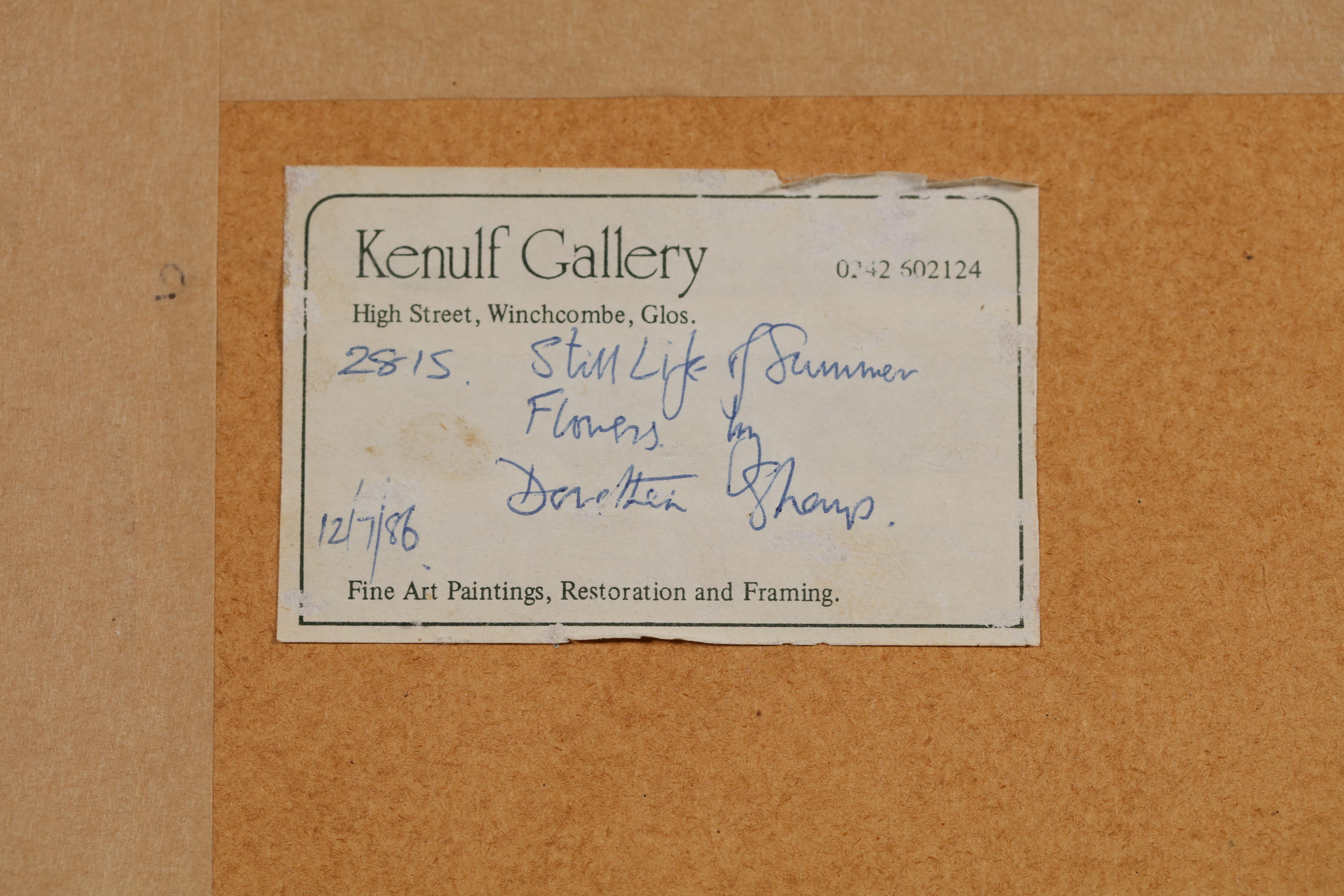 Sommerblumen - Impressionistisches Blumenstillleben Öl von Dorothea Sharp im Angebot 3