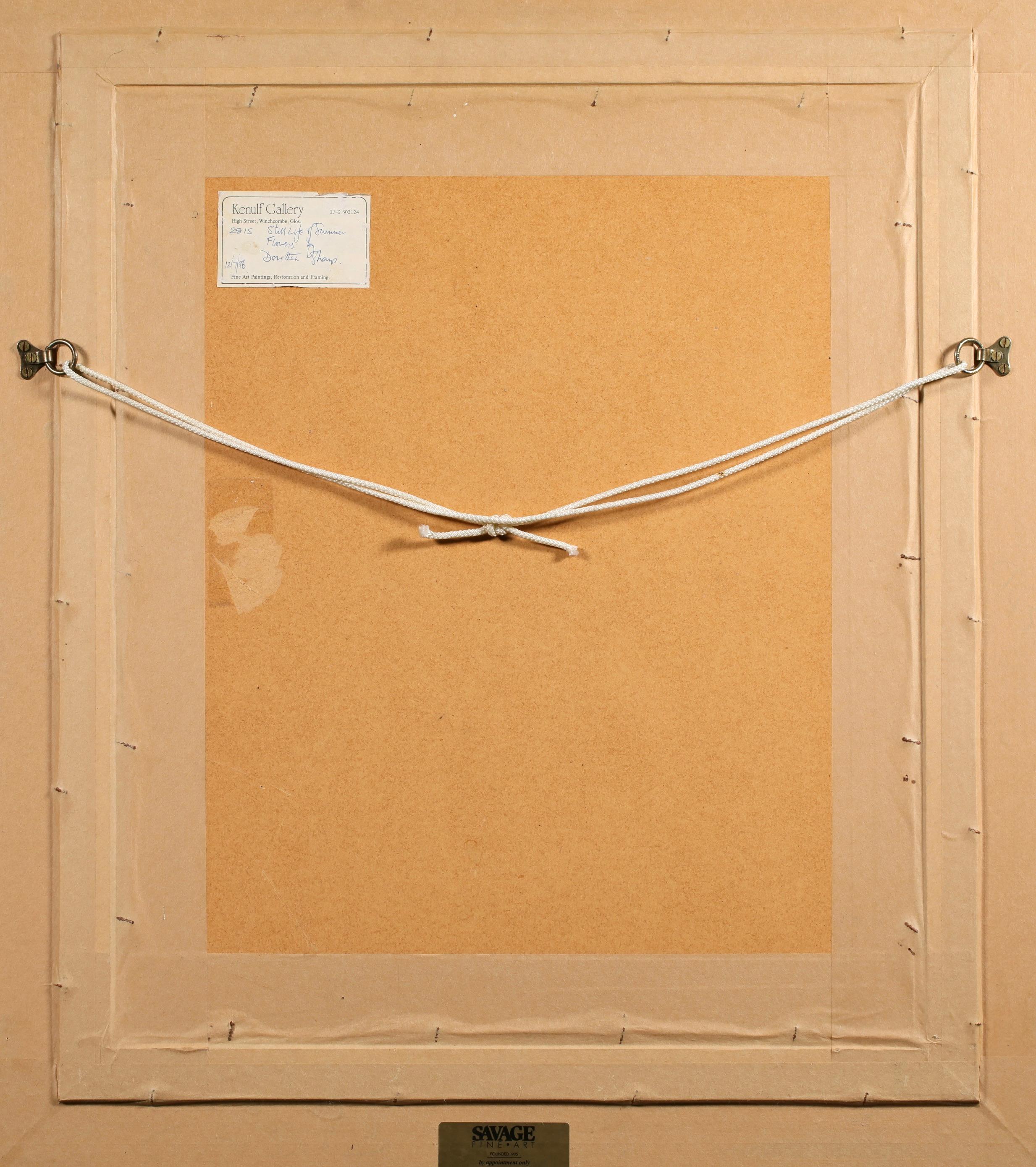 Sommerblumen - Impressionistisches Blumenstillleben Öl von Dorothea Sharp im Angebot 4