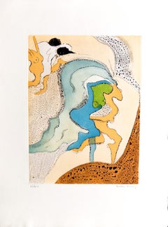 Dorothea Tanning (1910-2012) – Gravure en couleurs et aquatinte sur papier Arches - 1973