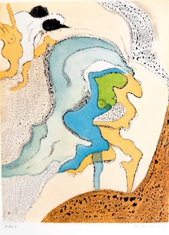 Dorothea Tanning (1910-2012) – Gravure en couleurs et aquatinte sur papier Arches - 1973