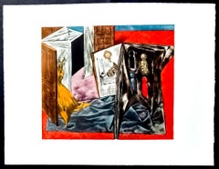 Dorothea Tanning (1910-2012) - Color etching and aquatint on River paper - 1969