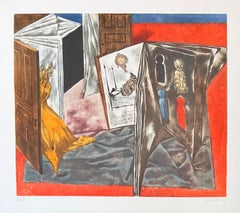 Dorothea Tanning (1910-2012) – farbige Radierung und Aquatinta auf Bogenpapier