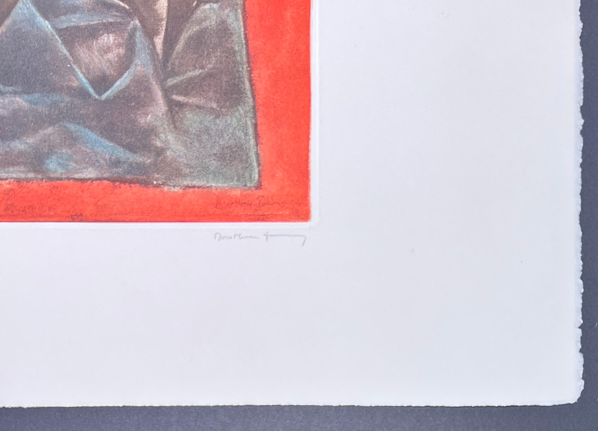 Dorothea Tanning (1910-2012) - Coloured etching and aquatint on Arches paper For Sale 2