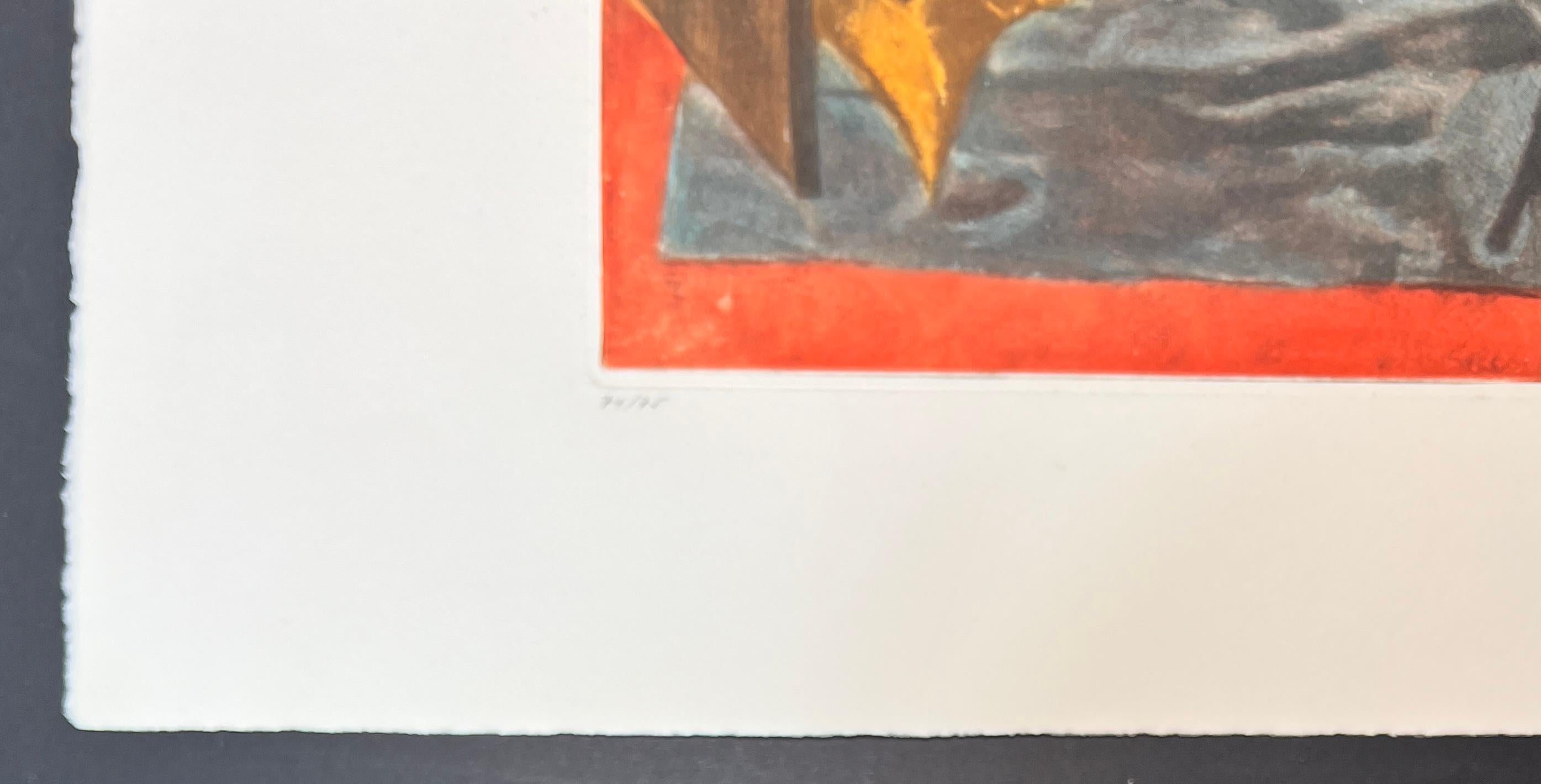 Dorothea Tanning (1910-2012) - Coloured etching and aquatint on Arches paper For Sale 3